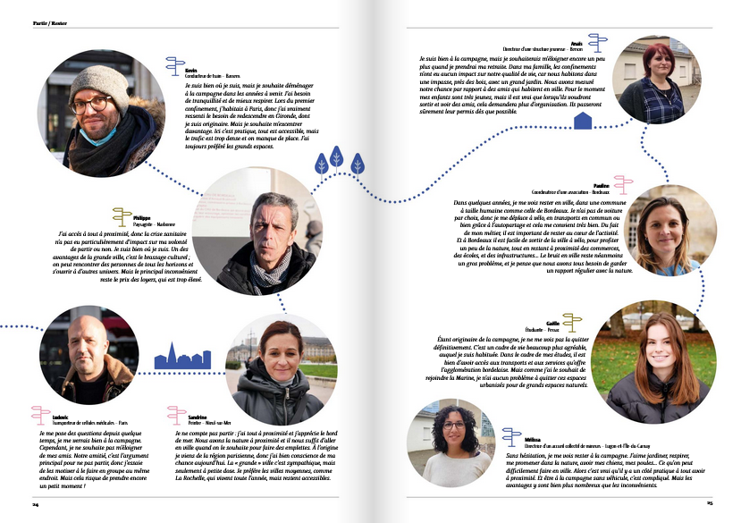 article micro-trottoir Questions de transitions