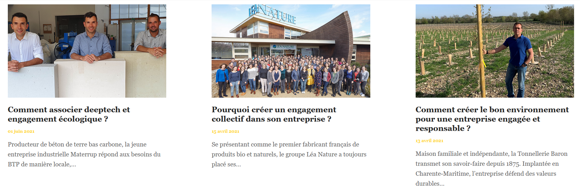 Articles pour Parole d'entrepreneurs